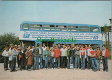 Load image into Gallery viewer, Education Postcard - EF Language School Pupils and Bus SW11390
