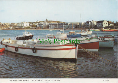 Cornwall Postcard - St Mary's, Isle of Scilly - The Pleasure Boats   SW11416