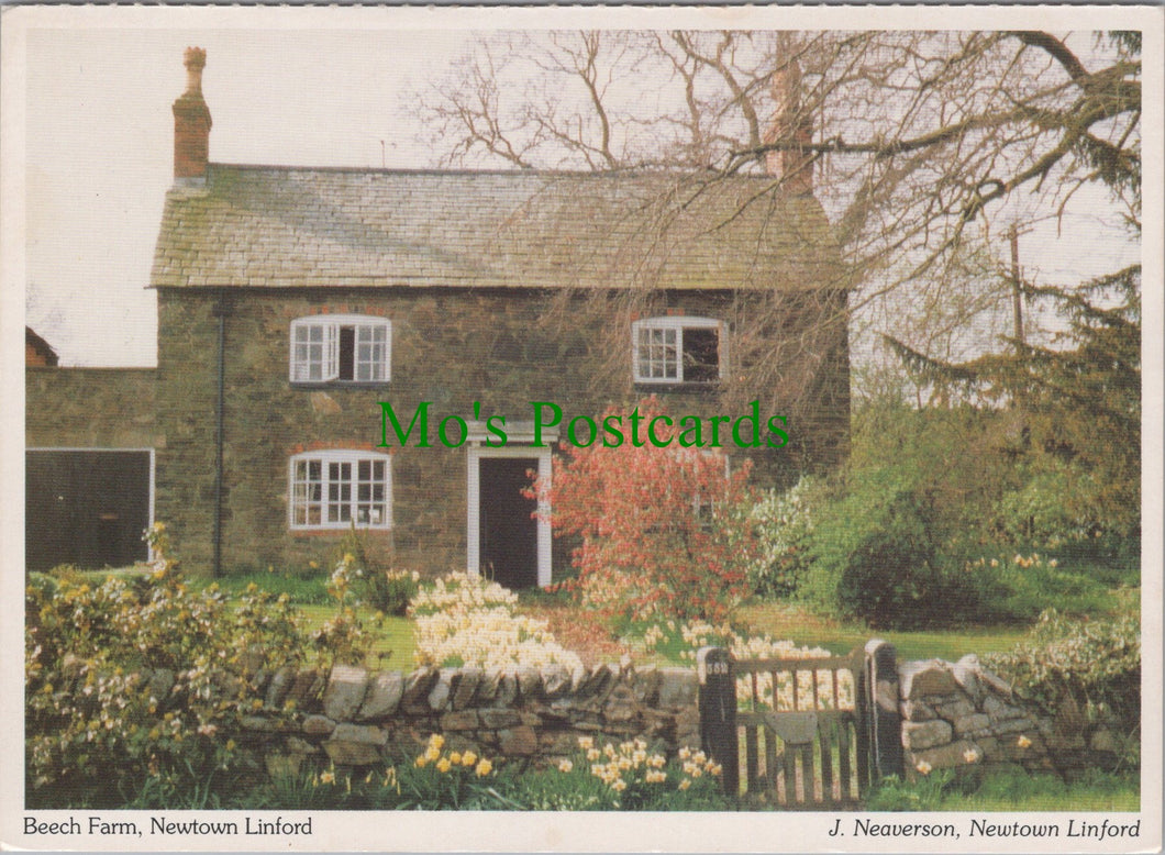Leicestershire Postcard - Beech Farm, Newtown Linford  SW11449