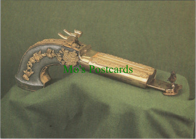Weapons Postcard - Pistol / Pistole Mit Singvogelautomat  SW11464