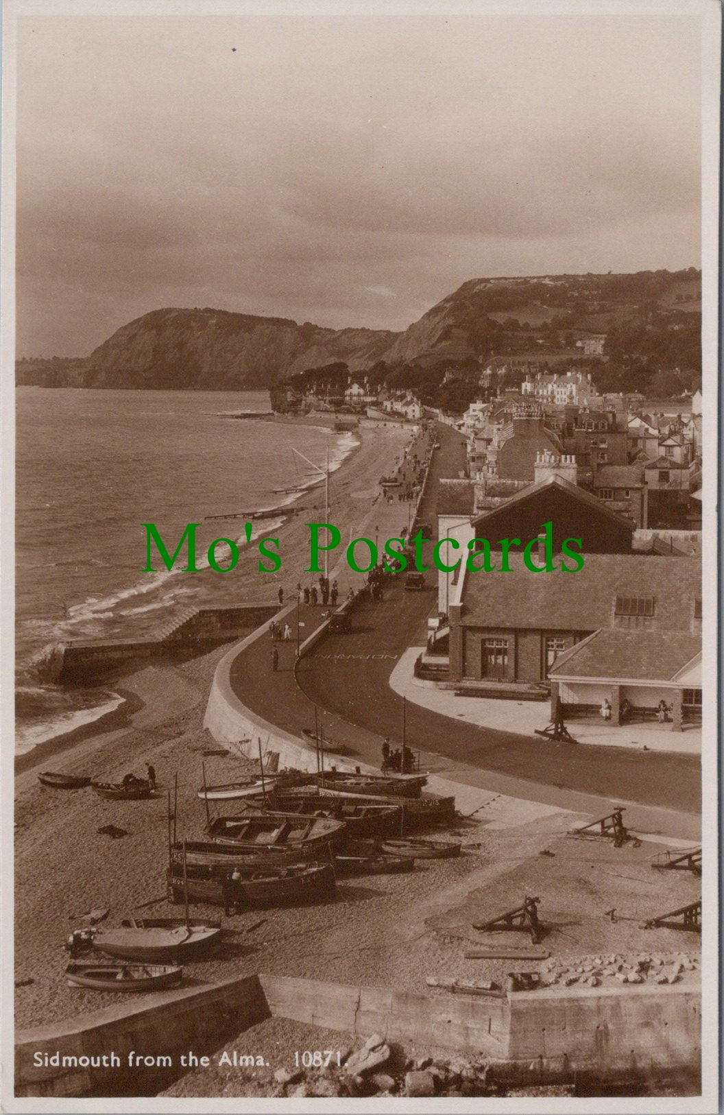 Devon Postcard - Sidmouth From The Alma  SW12319