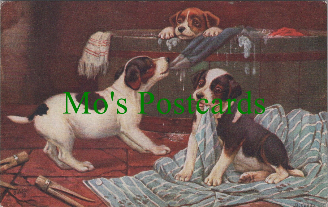 Animals Postcard - Dogs, When Dogs Are Puppies SW12339