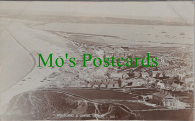 Dorset Postcard - Aerial View of Portland and Chesil Beach  SW12353