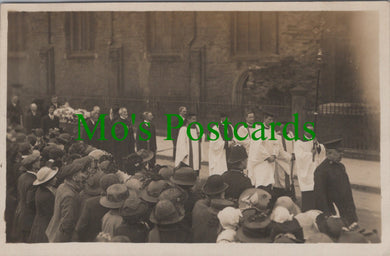 Shropshire Postcard? - Funeral Procession, Possibly Shrewsbury SW12359