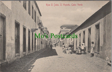 Cape Verde Postcard - Rua S.Joao, S.Vicente, Cabo Verde  DC2543