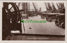 Load image into Gallery viewer, Military Postcard - H.M.S.Victory Quarterdeck, Portsmouth Harbour   DC2487
