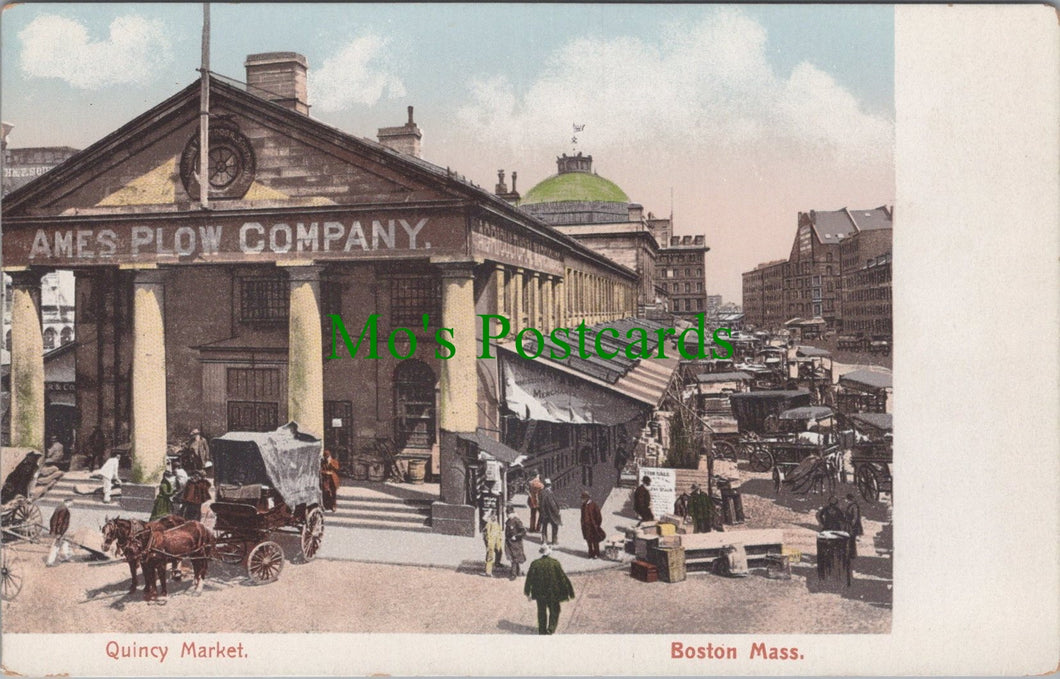 America Postcard - Quincy Market, Boston, Massachusetts  DC2493