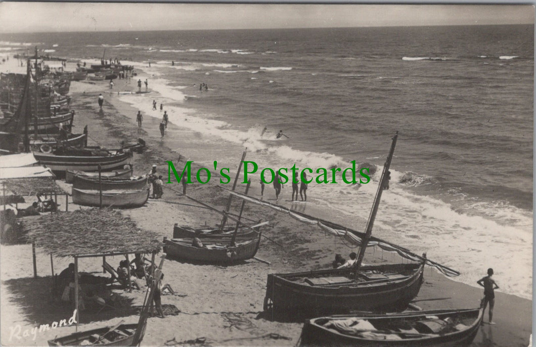 Spain Postcard - Torredembarra Beach, Tarragona, Catalonia  DC2495