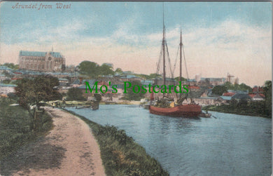 Sussex Postcard - Arundel From West  SW12994