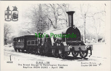 Load image into Gallery viewer, Railway Postcard - The Broad Gauge in Kensington Gardens SW11691
