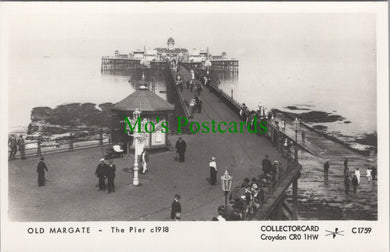Kent Postcard - Old Margate, The Pier c1918 - SW11695