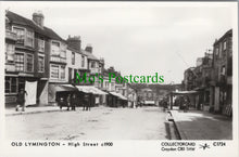 Load image into Gallery viewer, Hampshire Postcard - Old Lymington High Street c1900 - SW11598
