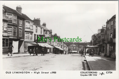 Hampshire Postcard - Old Lymington High Street c1900 - SW11598