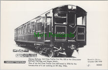 Load image into Gallery viewer, Mersey Railway Postcard - 3rd Class Trailer Car No 105 - SW11604
