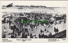 Load image into Gallery viewer, Co Durham Postcard - Bygone South Shields Beach and Fun Fair c1897 - SW11606
