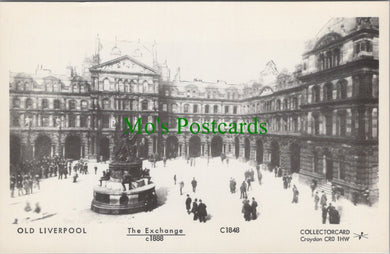 Lancashire Postcard - Old Liverpool, The Exchange c1888 - SW11607