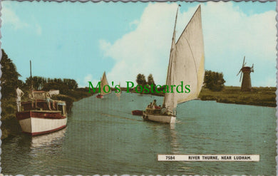 Norfolk Postcard - River Thurne, Near Ludham  SW11612