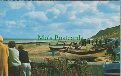 Norfolk Postcard - Cromer, Crab Pots and Fishing Boats  SW11616