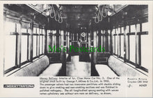 Load image into Gallery viewer, Train Postcard - Mersey Railway Interior of 1st Class Motor Car  SW11741
