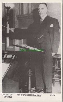 Music Postcard - Sir Thomas Beecham Bart, English Conductor SW11744