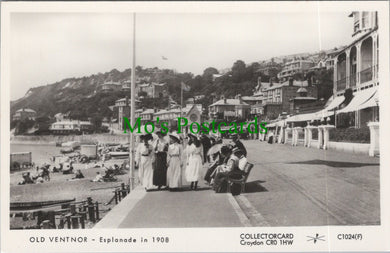 Isle of Wight Postcard - Old Ventnor Esplanade in 1908 - SW14838