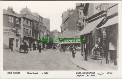 Isle of Wight Postcard - Old Cowes High Street c1907 - SW14842