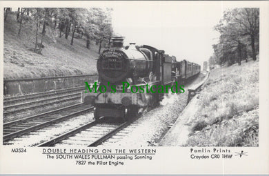 Railway Postcard - The South Wales Pullman Passing Sonning SW14844