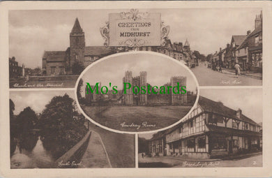 Sussex Postcard - Greetings From Midhurst   SW13554