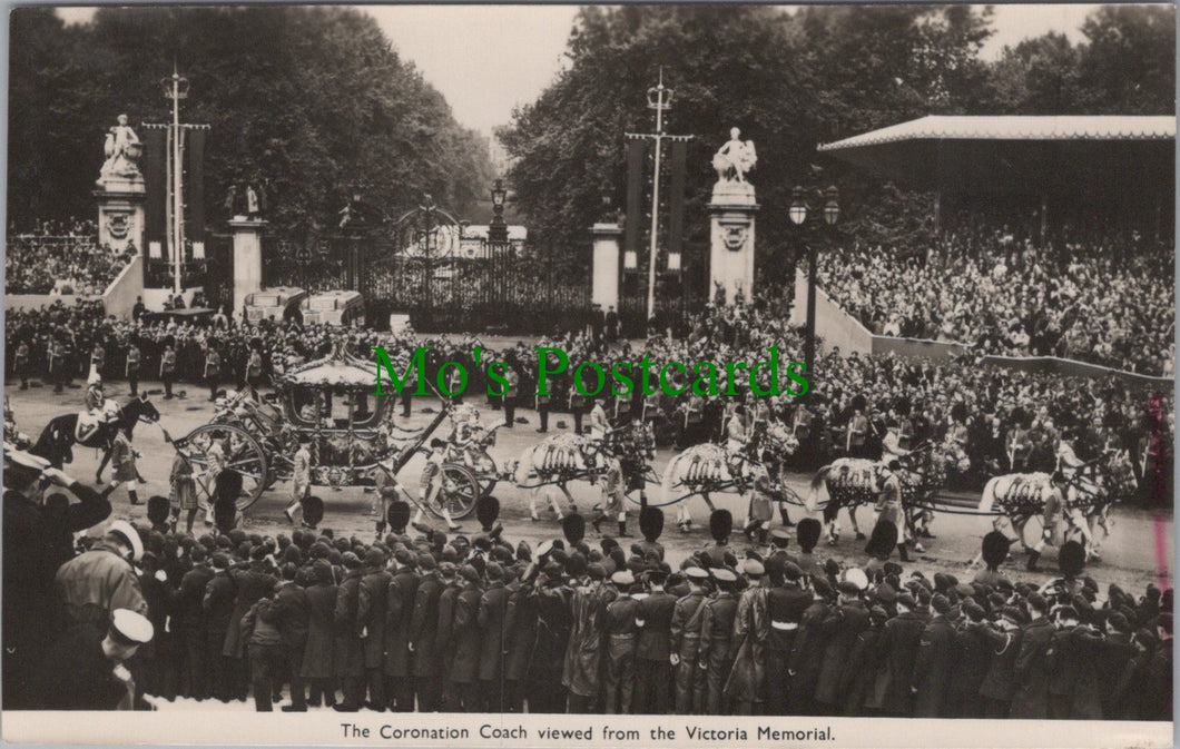 Royalty Postcard - The Coronation Coach   SW13561