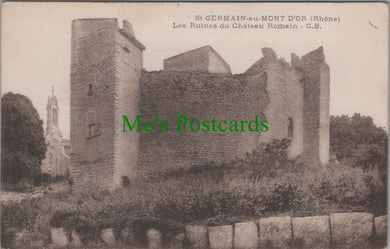 France Postcard - St Germain-Au-Mont-Dor, Les Ruines Du Chateau Romain SW11764