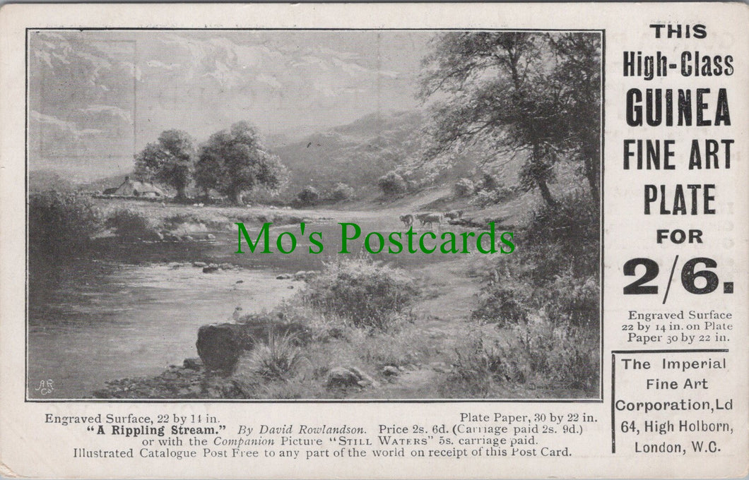 Advertising Postcard - The Imperial Fine Art Corporation Ltd, London SW11784