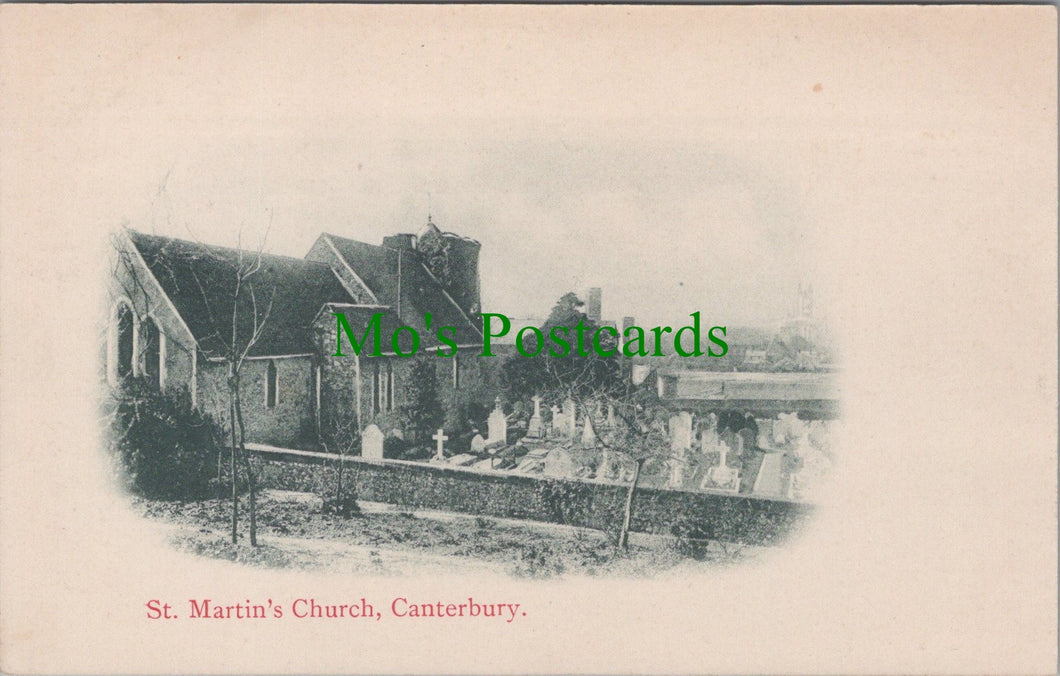 Kent Postcard - St Martin's Church, Canterbury   SW11785
