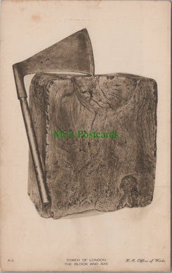 London Postcard - Tower of London, The Block and Axe  SW11798