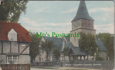 Surrey Postcard - West Clandon Church  DC1142