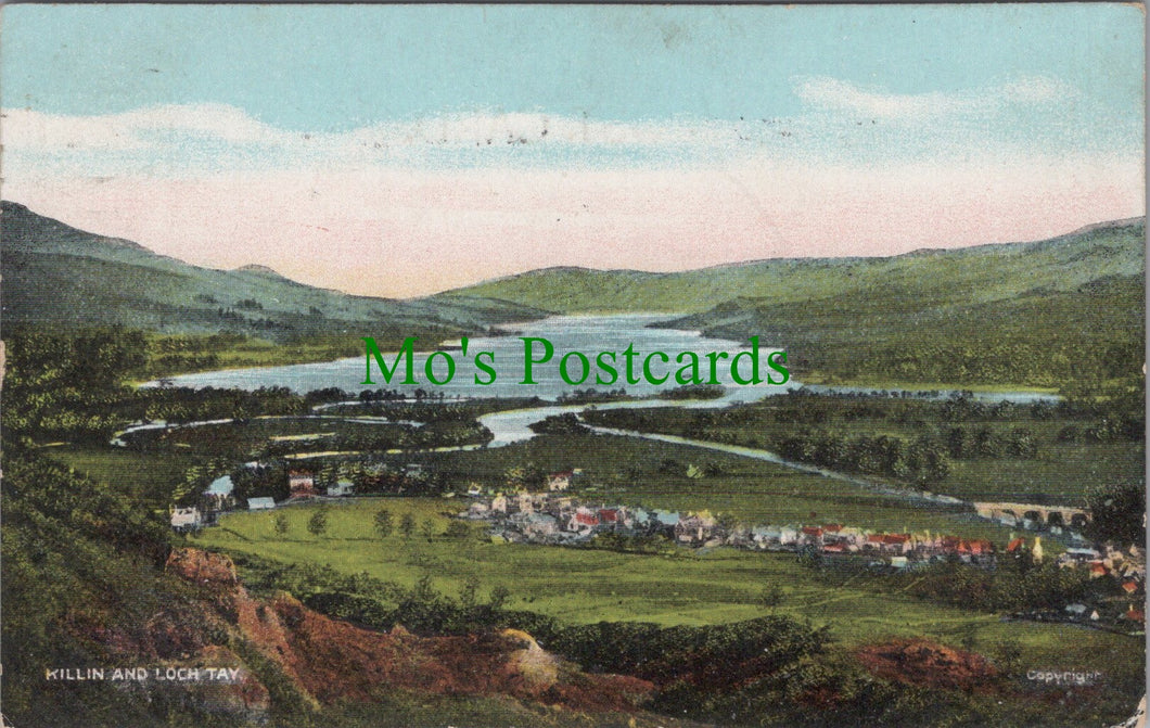 Scotland Postcard - Killin and Loch Tay  DC1161
