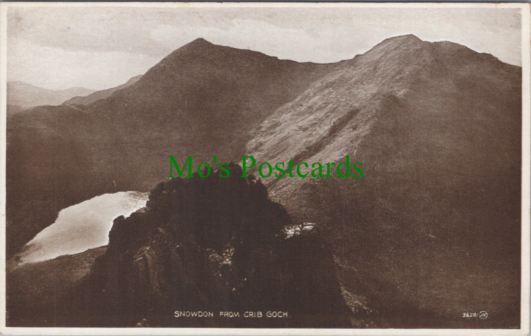 Wales Postcard - Snowdon From Crib Goch  DC1106
