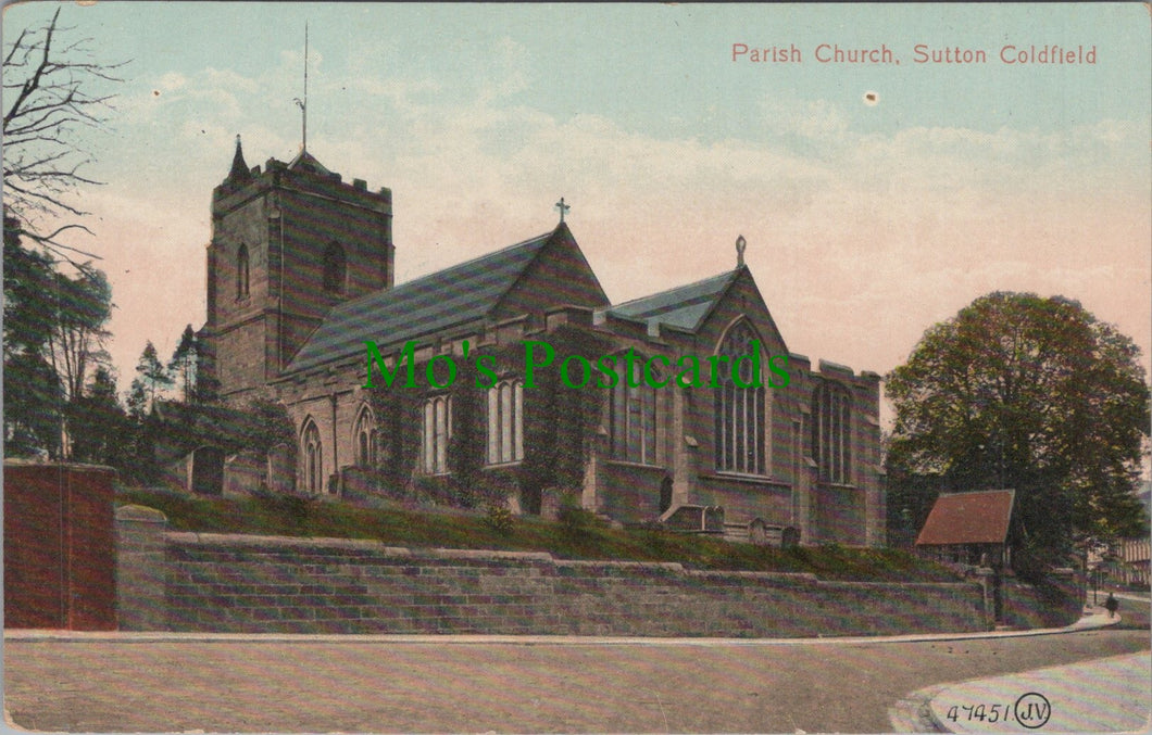 Warwickshire Postcard - Sutton Coldfield Parish Church  DC1111