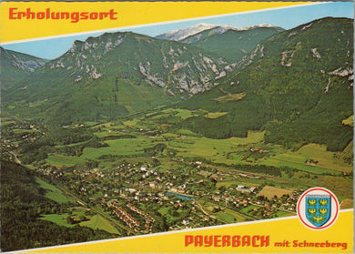 Austria Postcard - Erholungsort Payerbach Mit Schneeberg SW12847