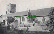 Load image into Gallery viewer, Kent Postcard - Broadstairs, St Peter&#39;s Parish Church  DC1091
