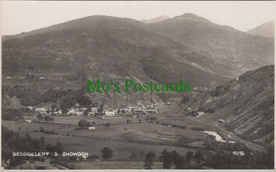 Wales Postcard - Beddgelert and Snowdon   DC1103