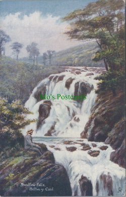 Wales Postcard - Artist View of Swallow Falls, Betws-Y-Coed DC993