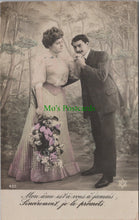 Load image into Gallery viewer, France Postcard - French Romantic Couple DC998
