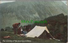 Load image into Gallery viewer, Camping Postcard - One Solution of The Housing Problem DC1018

