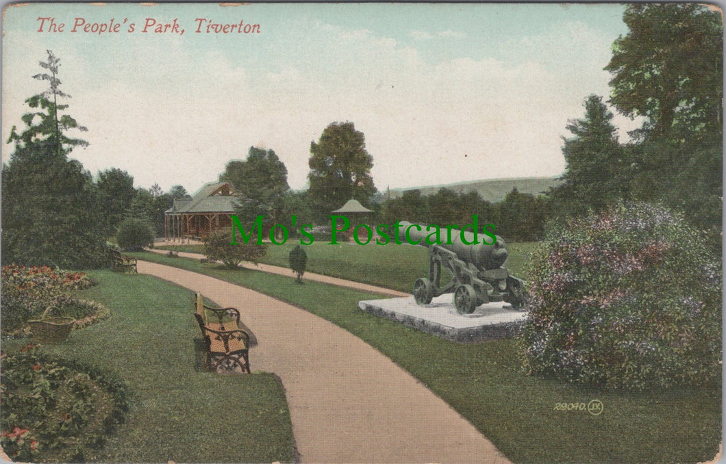 Devon Postcard - Tiverton, The People's Park  DC1021