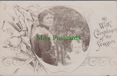 Ancestors Postcard - Mother or Nanny and a Boy Called Bertie DC1023