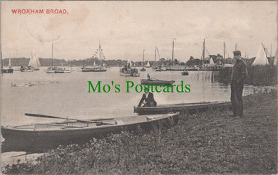 Norfolk Postcard - Wroxham Broad   SW13106