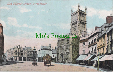 Gloucestershire Postcard - Cirencester, The Market Place  SW13013