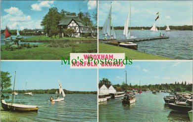 Norfolk Postcard - Wroxham, The Norfolk Broads  SW11544