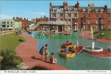 Norfolk Postcard - Cromer, The Boating Lake  SW11517