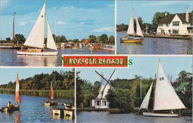 Norfolk Postcard - Views of The Norfolk Broads  SW11515